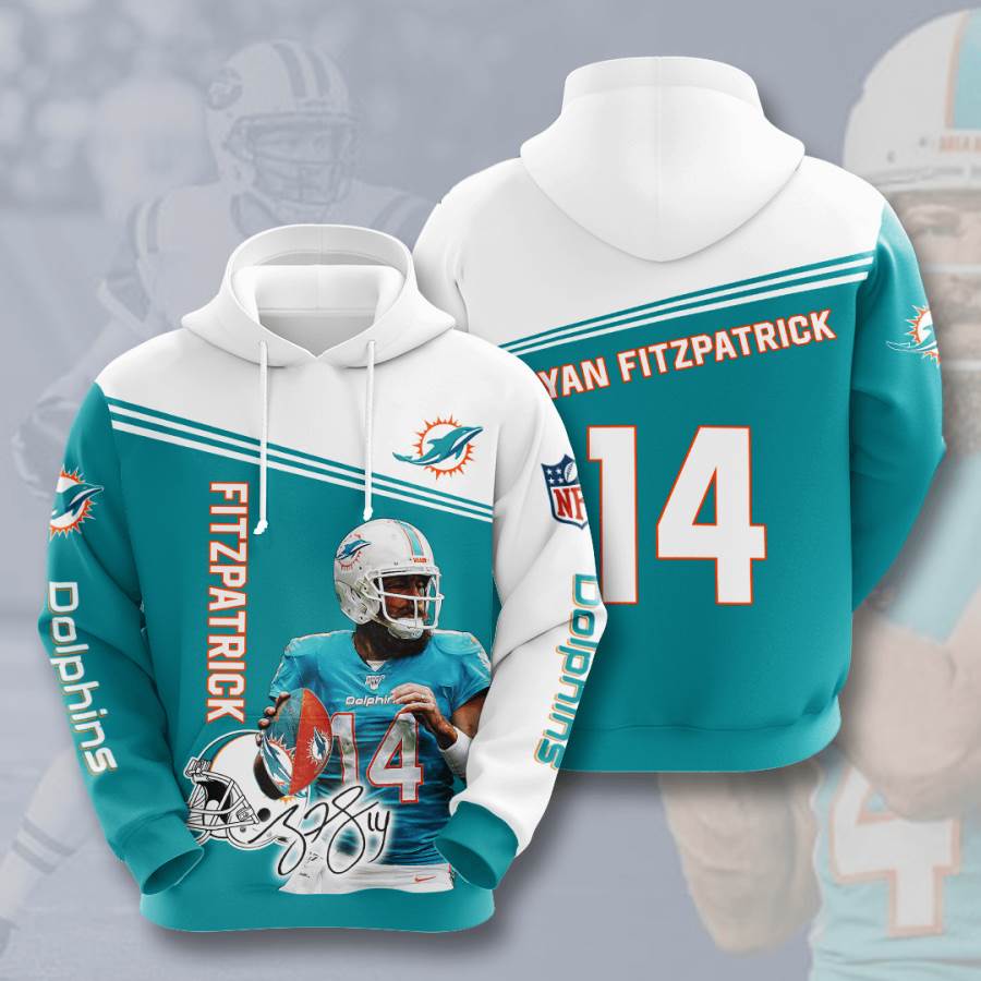 Sports American Football Nfl Miami Dolphins Ryan Fitzpatrick Usa Hoodie 3D 2 Sports American Football Nfl Miami Dolphins Ryan Fitzpatrick Usa Hoodie 3D