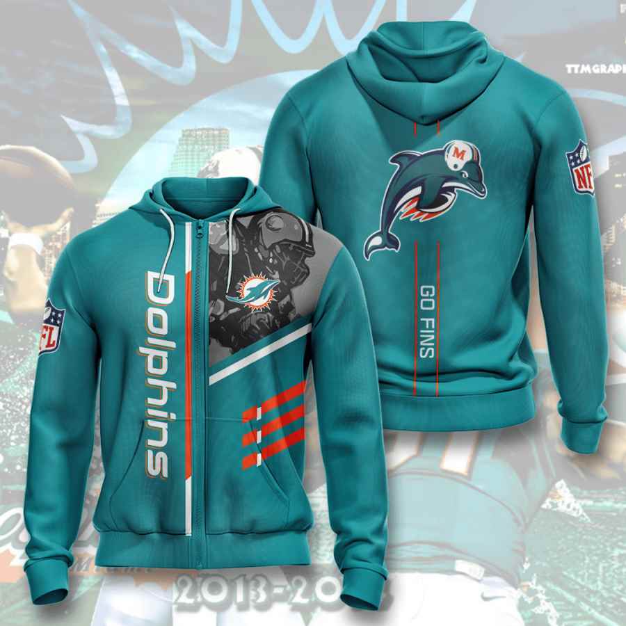 Sports American Football Nfl Miami Dolphins Usa Hoodie 3D