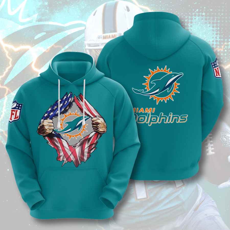 Sports American Football Nfl Miami Dolphins Usa Hoodie 3D
