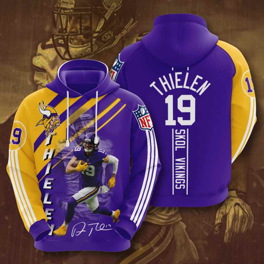 Sports American Football Nfl Minnesota Vikings Adam Thielen Usa Hoodie 3D 13 Sports American Football Nfl Minnesota Vikings Adam Thielen Usa Hoodie 3D