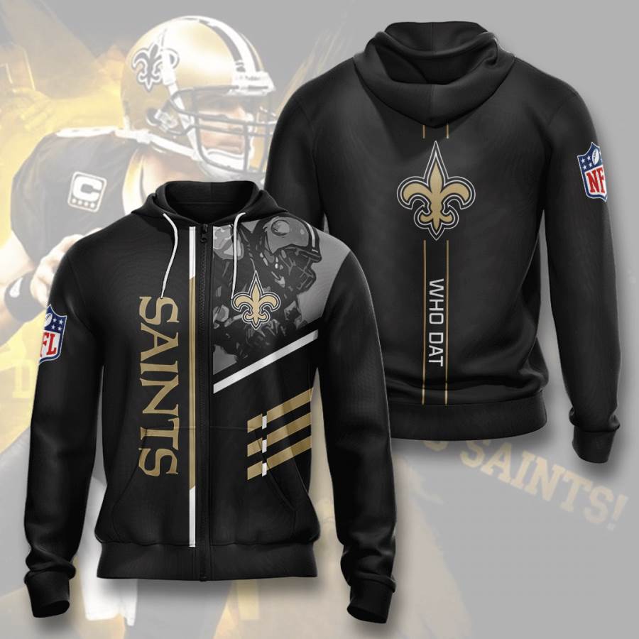 Sports American Football Nfl New Orleans Saints Usa Hoodie 3D