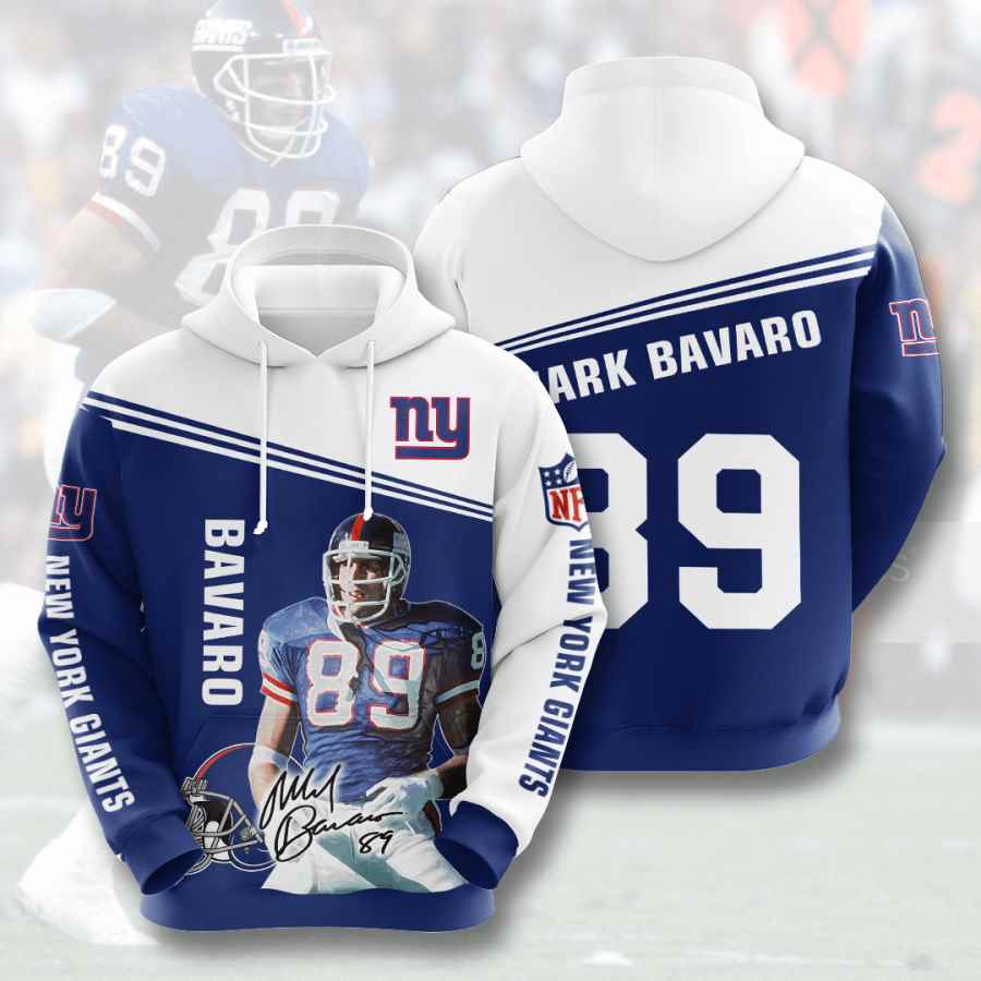 Sports American Football Nfl New York Giants Mark Bavaro Usa Hoodie 3D 2 Sports American Football Nfl New York Giants Mark Bavaro Usa Hoodie 3D
