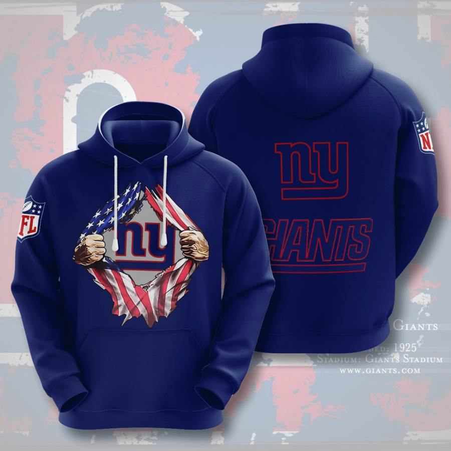 Sports American Football Nfl New York Giants Usa Hoodie 3D