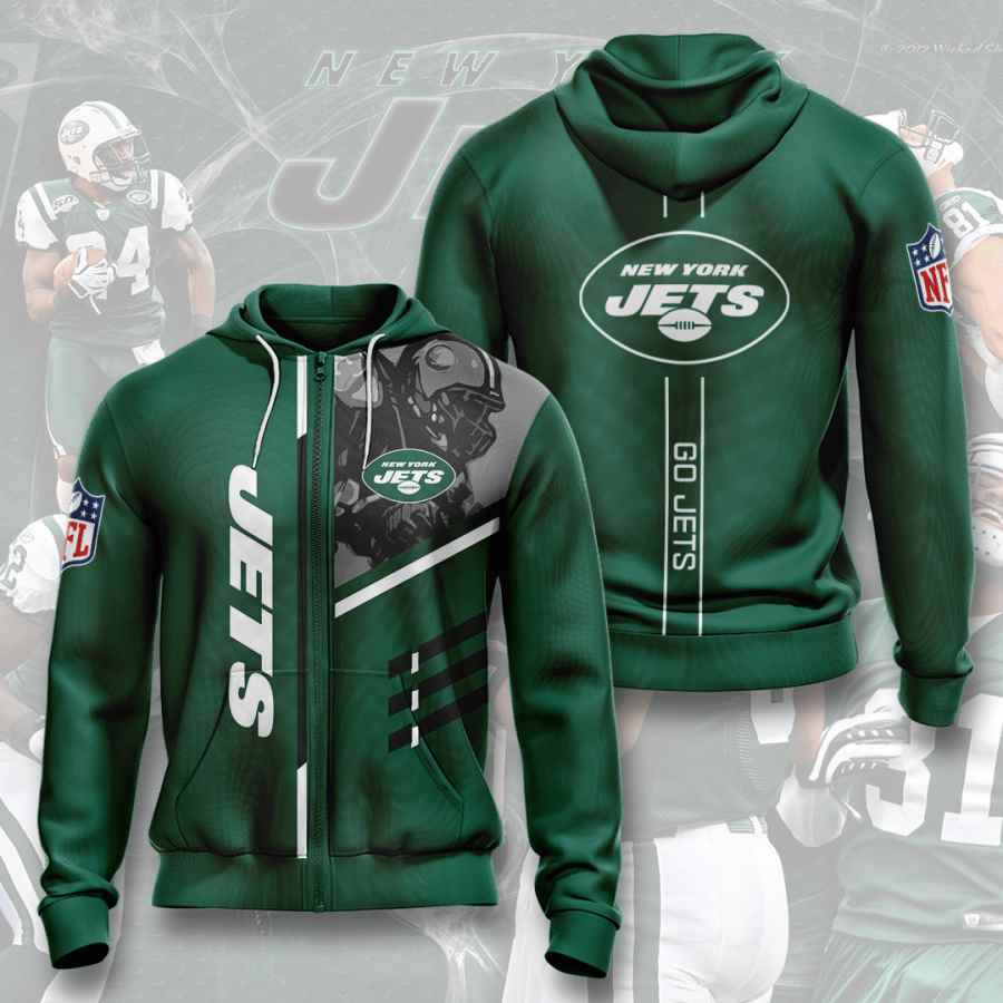 Sports American Football Nfl New York Jets Usa Hoodie 3D