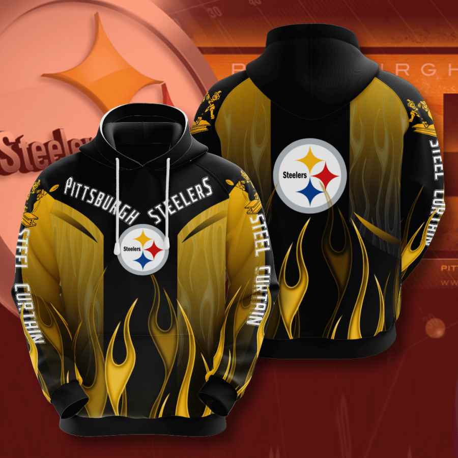 Sports American Football Nfl Pittsburgh Steelers Usa Hoodie 3D