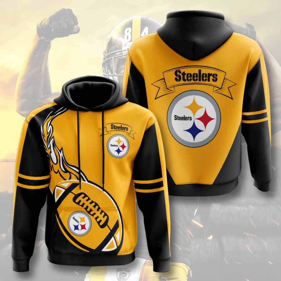 Sports American Football Nfl Pittsburgh Steelers Usa Hoodie 3D
