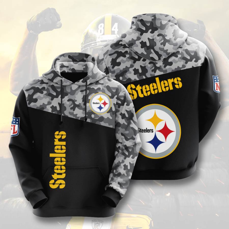 Sports American Football Nfl Pittsburgh Steelers Usa Hoodie 3D