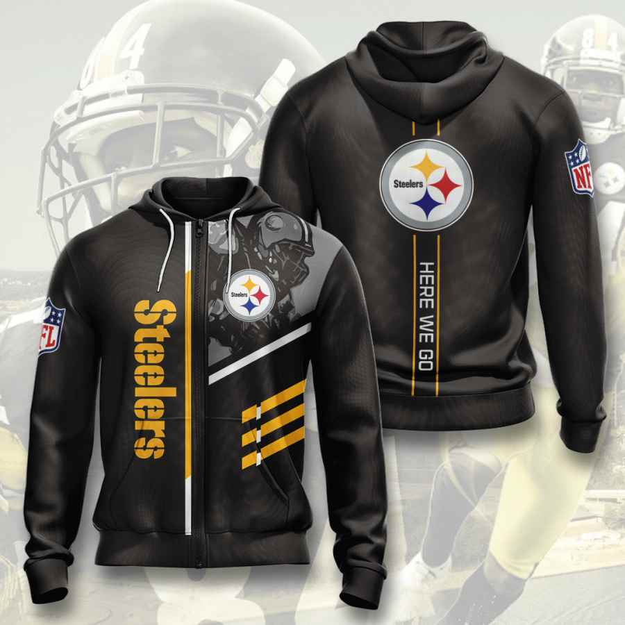 Sports American Football Nfl Pittsburgh Steelers Usa Hoodie 3D