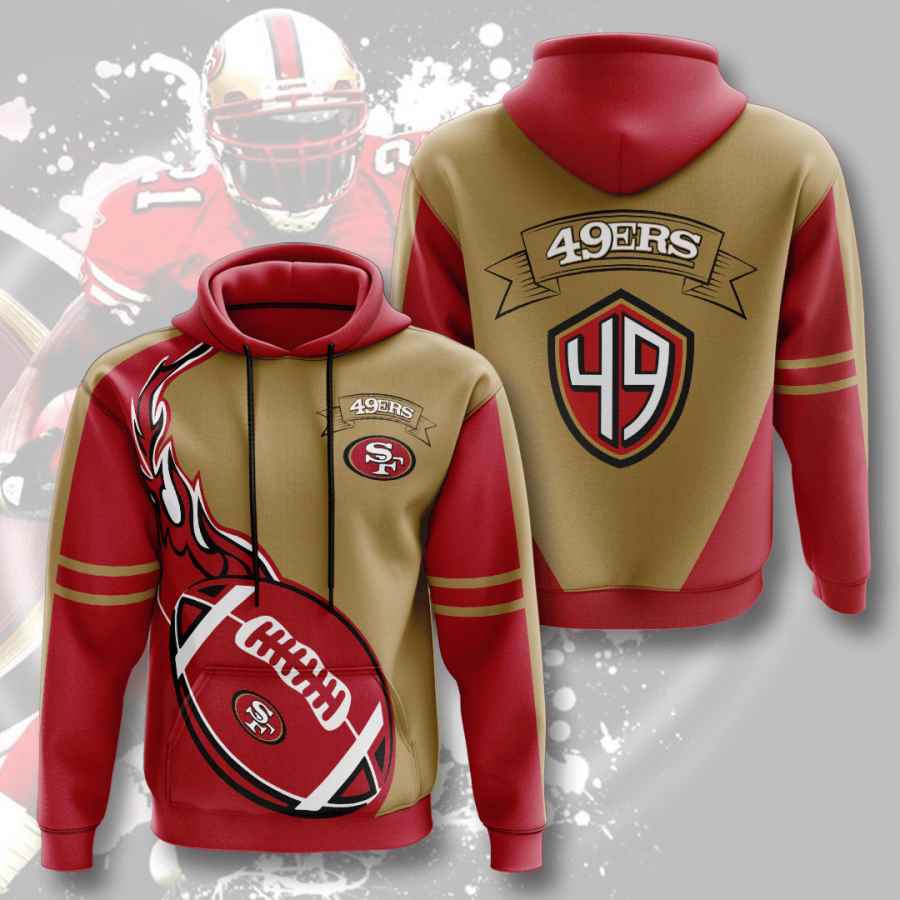 Sports American Football Nfl San Francisco Hoodie 3D 3 Sports American Football Nfl San Francisco Hoodie 3D
