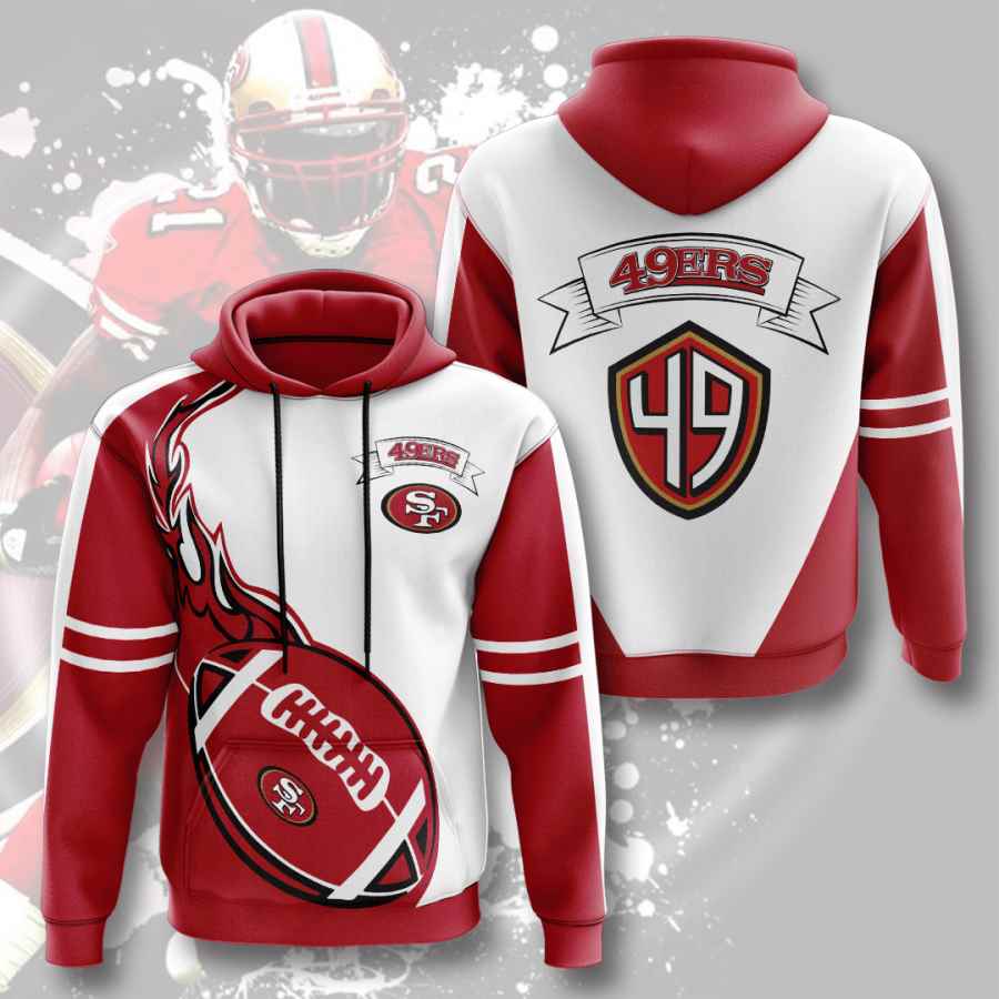 Sports American Football Nfl San Francisco Hoodie 3D 1 Sports American Football Nfl San Francisco Hoodie 3D