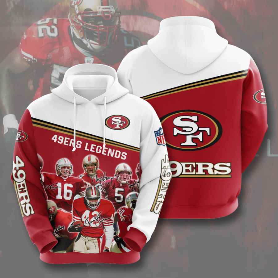 Sports American Football Nfl San Francisco Hoodie 3D