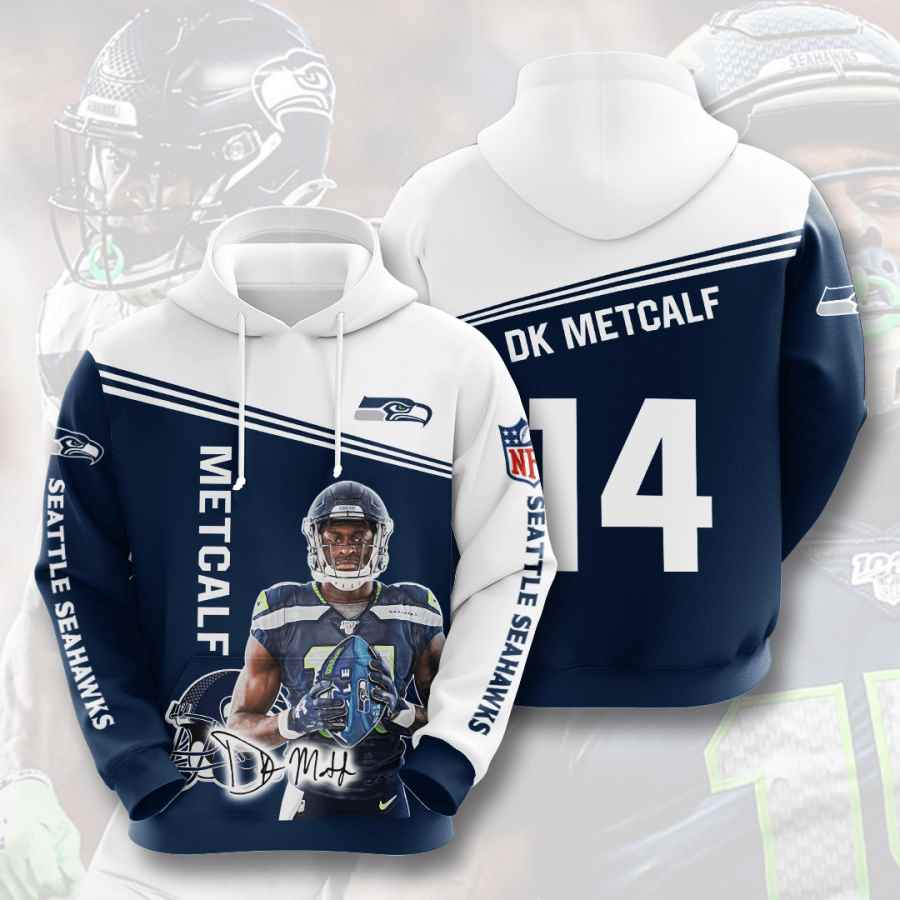 Sports American Football Nfl Seattle Seahawks D.k. Metcalf Usa Hoodie 3D 1 Sports American Football Nfl Seattle Seahawks D.k. Metcalf Usa Hoodie 3D