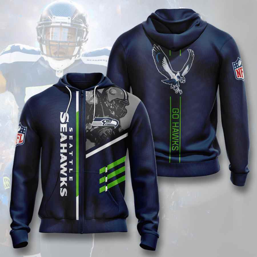 Sports American Football Nfl Seattle Seahawks Usa Hoodie 3D