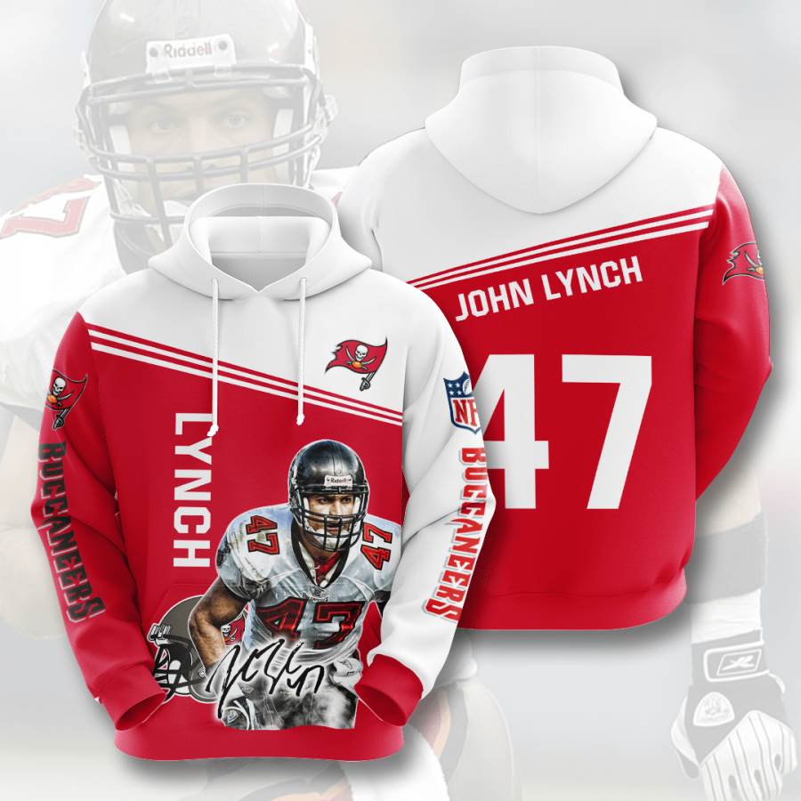 Sports American Football Nfl Tampa Bay Buccaneers John Lynch Usa Hoodie 3D