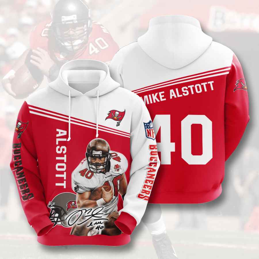 Sports American Football Nfl Tampa Bay Buccaneers Mike Alstott Usa Hoodie 3D 1 Sports American Football Nfl Tampa Bay Buccaneers Mike Alstott Usa Hoodie 3D