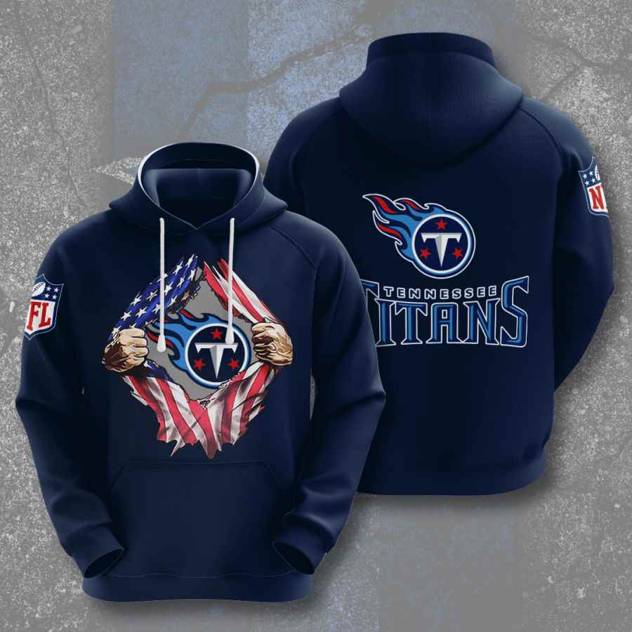 Sports American Football Nfl Tennessee Titans Usa Hoodie 3D