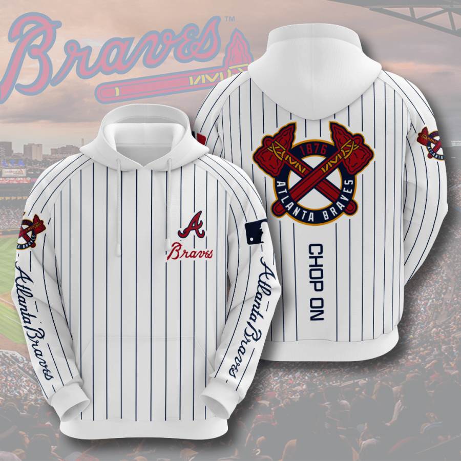 Sports Baseball Mlb Atlanta Braves Usa Hoodie 3D