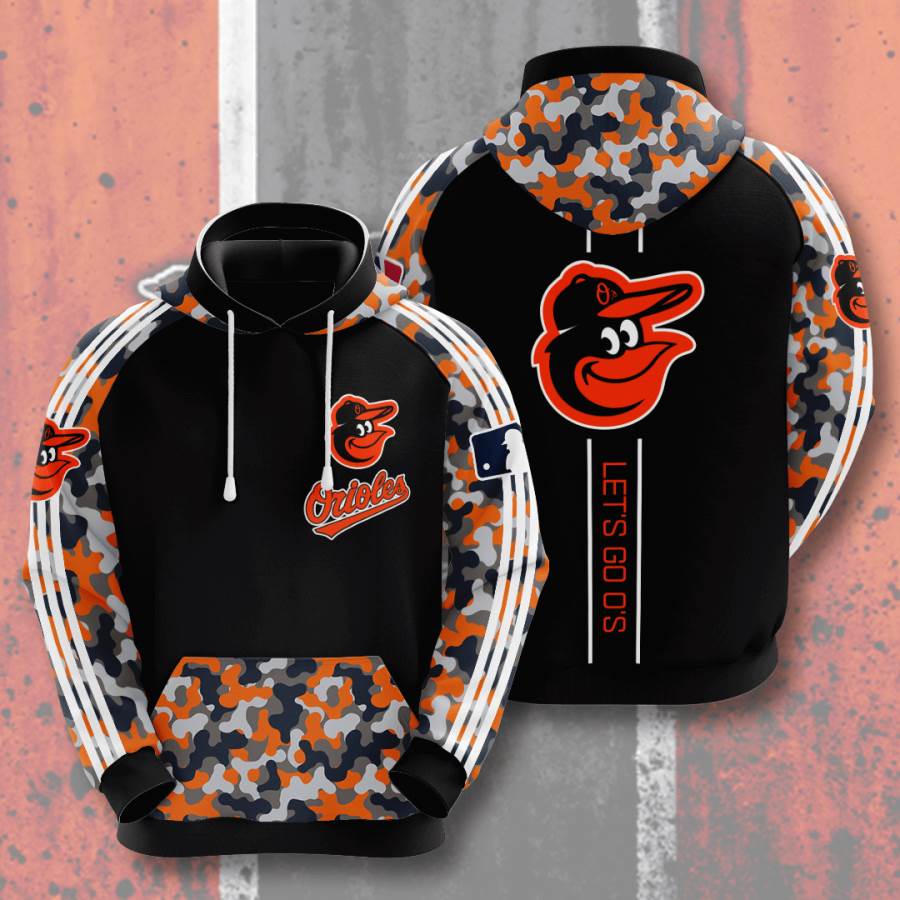 Sports Baseball Mlb Baltimore Orioles Usa Hoodie 3D
