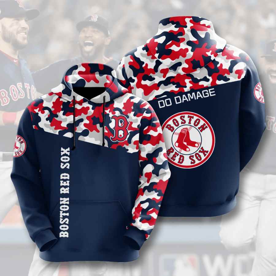 Sports Baseball Mlb Boston Red Sox Usa Hoodie 3D
