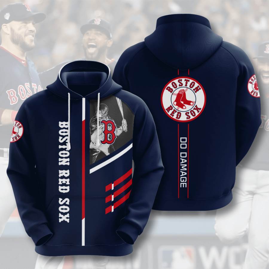 Sports Baseball Mlb Boston Red Sox Usa Hoodie 3D
