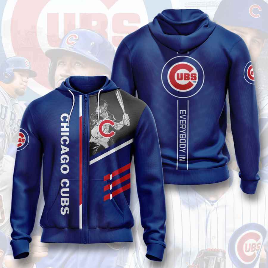 Sports Baseball Mlb Chicago Cubs Usa Hoodie 3D