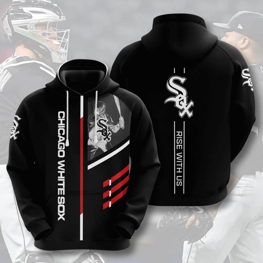 Sports Baseball Mlb Chicago White Sox Usa Hoodie 3D 2 Sports Baseball Mlb Chicago White Sox Usa Hoodie 3D