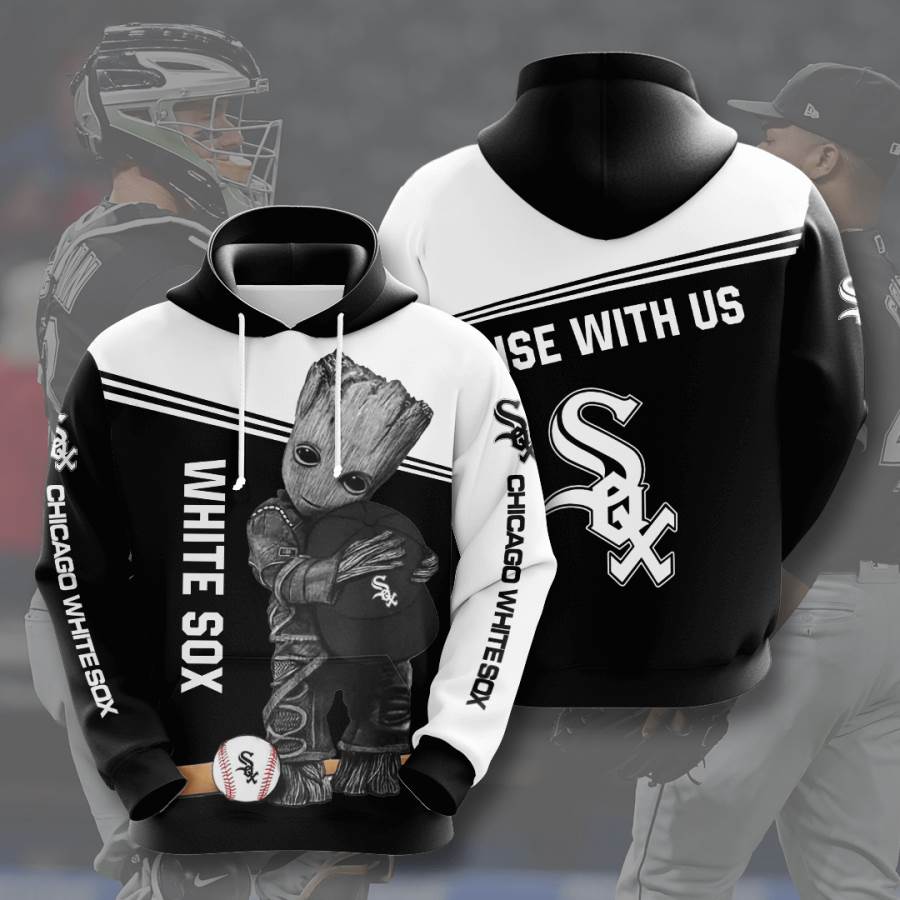 Sports Baseball Mlb Chicago White Sox Usa Hoodie 3D 6 Sports Baseball Mlb Chicago White Sox Usa Hoodie 3D