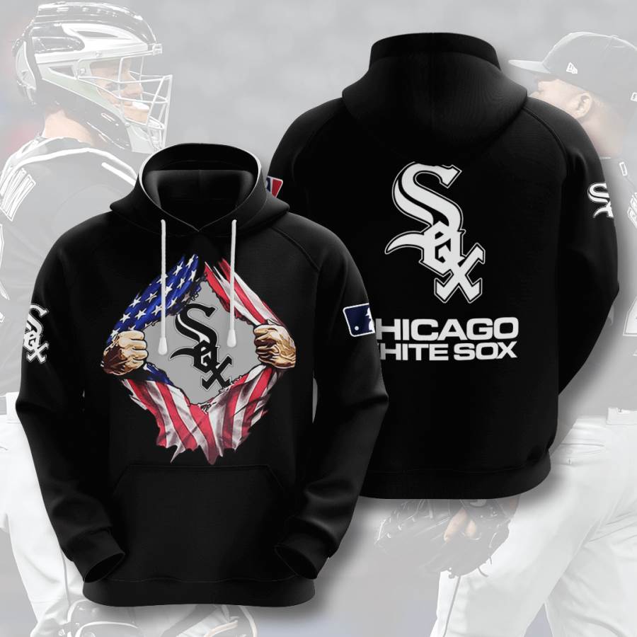 Sports Baseball Mlb Chicago White Sox Usa Hoodie 3D