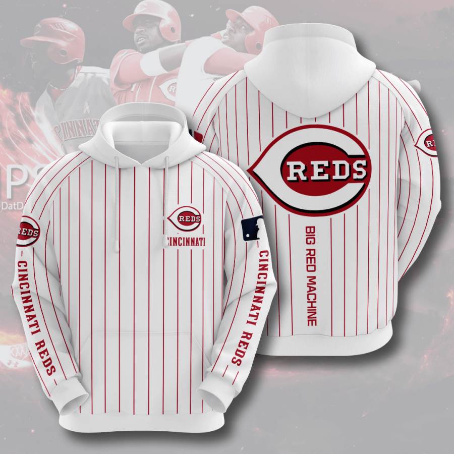 Sports Baseball Mlb Cincinnati Reds Usa Hoodie 3D 3 Sports Baseball Mlb Cincinnati Reds Usa Hoodie 3D