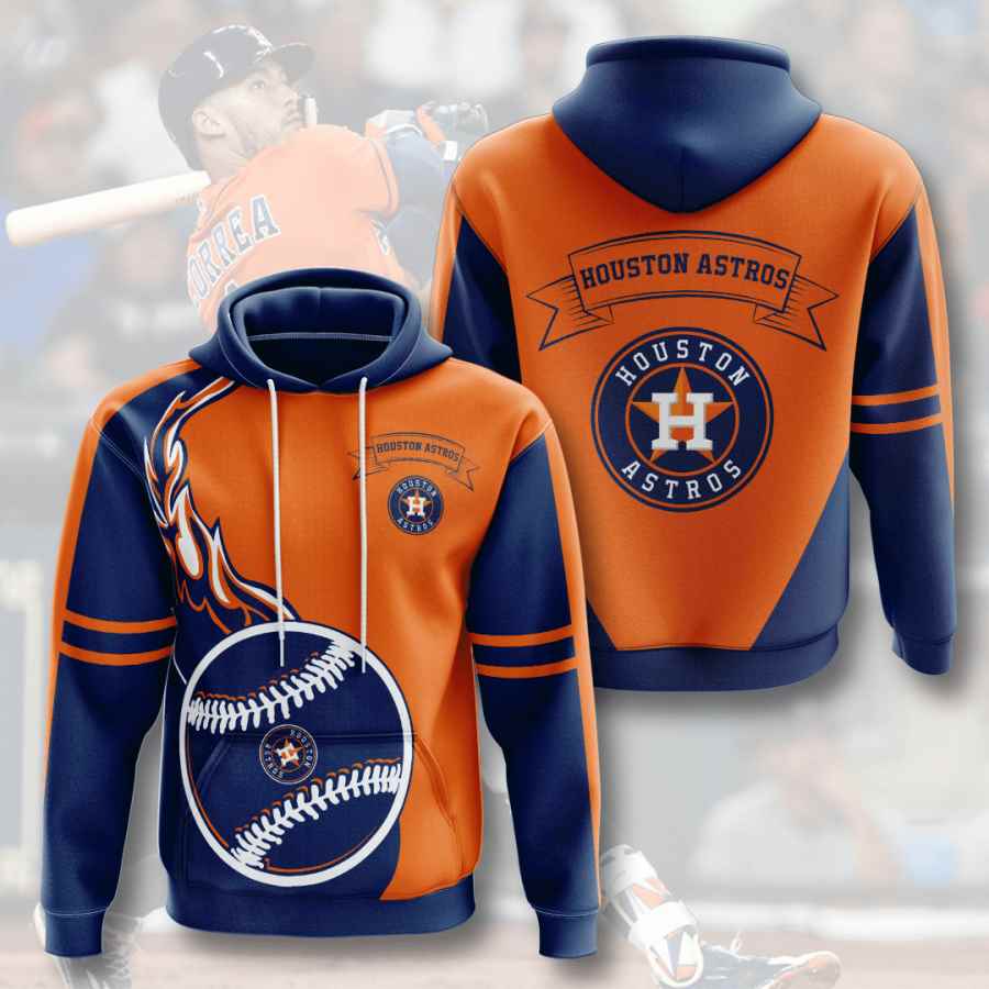 Sports Baseball Mlb Houston Astros Usa Hoodie 3D