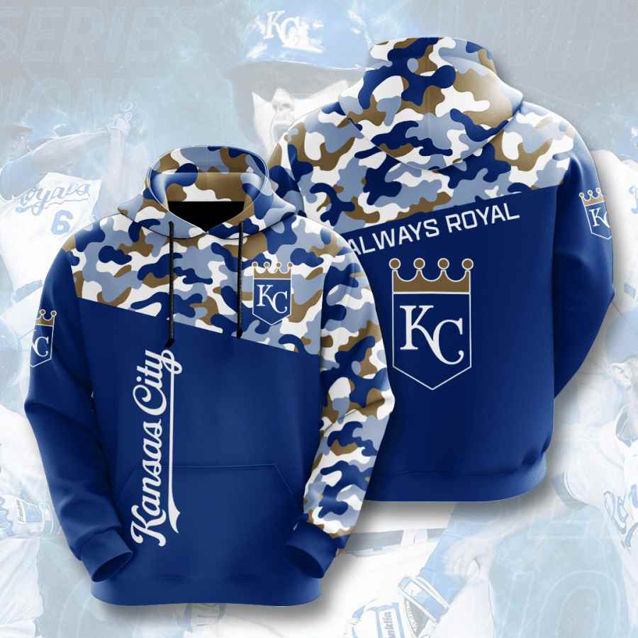 Sports Baseball Mlb Kansas City Royals Usa Hoodie 3D