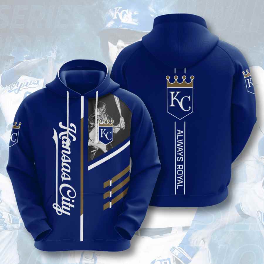 Sports Baseball Mlb Kansas City Royals Usa Hoodie 3D