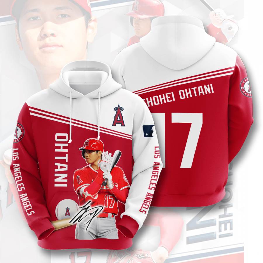 Sports Baseball Mlb Los Angeles Angels Shohei Ohtani Usa Hoodie 3D