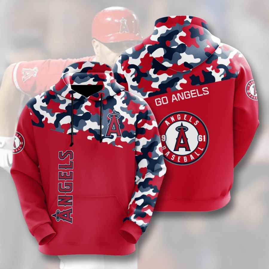 Sports Baseball Mlb Los Angeles Angels Usa Hoodie 3D