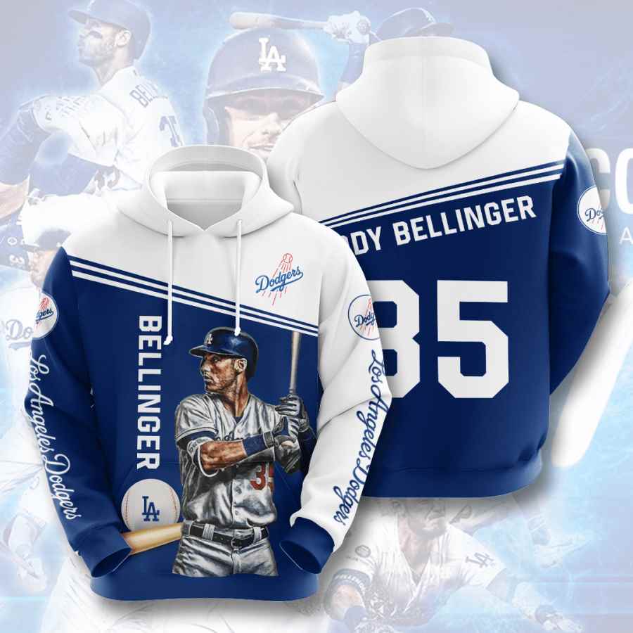 Sports Baseball Mlb Los Angeles Dodgers Usa Hoodie 3D