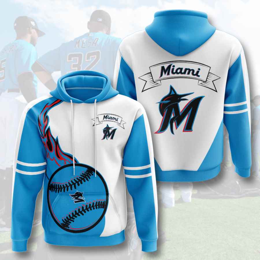 Sports Baseball Mlb Miami Marlins Usa Hoodie 3D