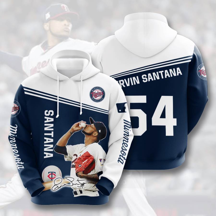 Sports Baseball Mlb Minnesota Twins Ervin Santana Usa Hoodie 3D 1 Sports Baseball Mlb Minnesota Twins Ervin Santana Usa Hoodie 3D
