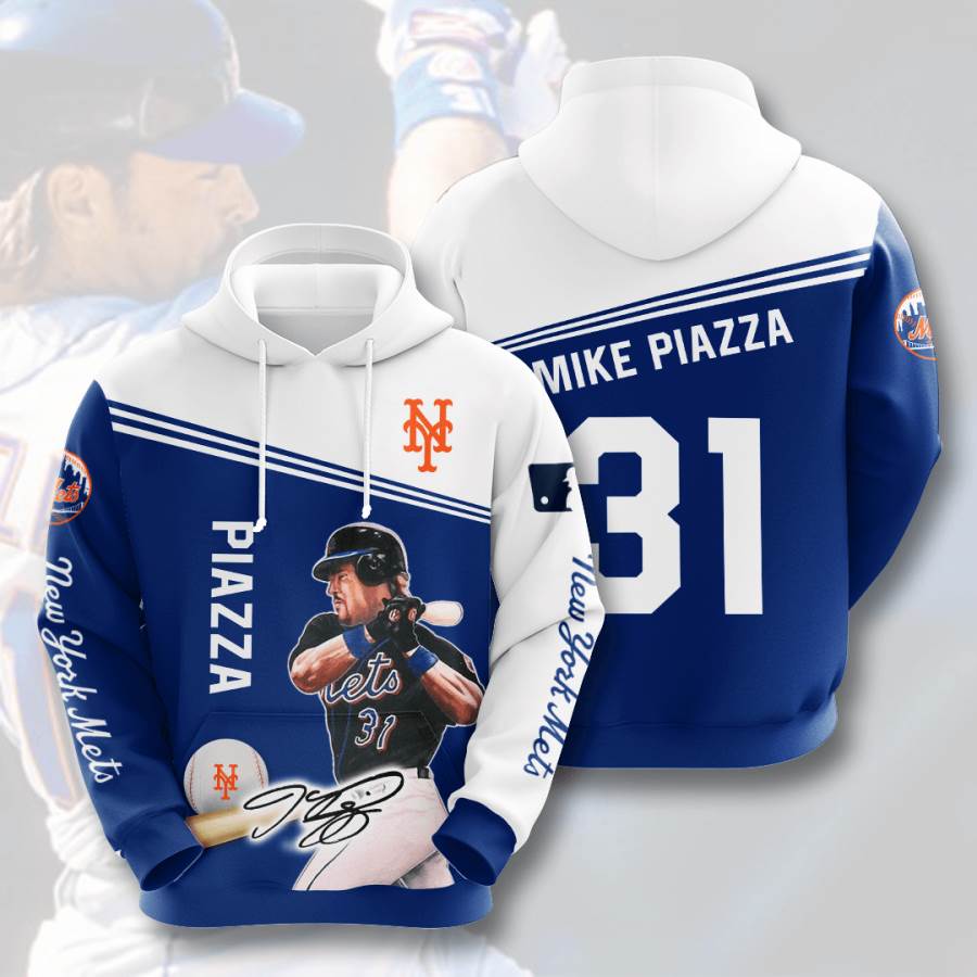 Sports Baseball Mlb New York Mets Mike Piazza Usa Hoodie 3D 1 Sports Baseball Mlb New York Mets Mike Piazza Usa Hoodie 3D