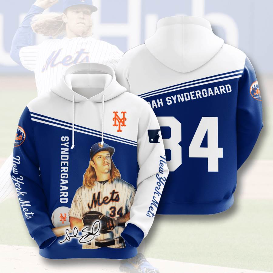 Sports Baseball Mlb New York Mets Noah Syndergaard Usa Hoodie 3D