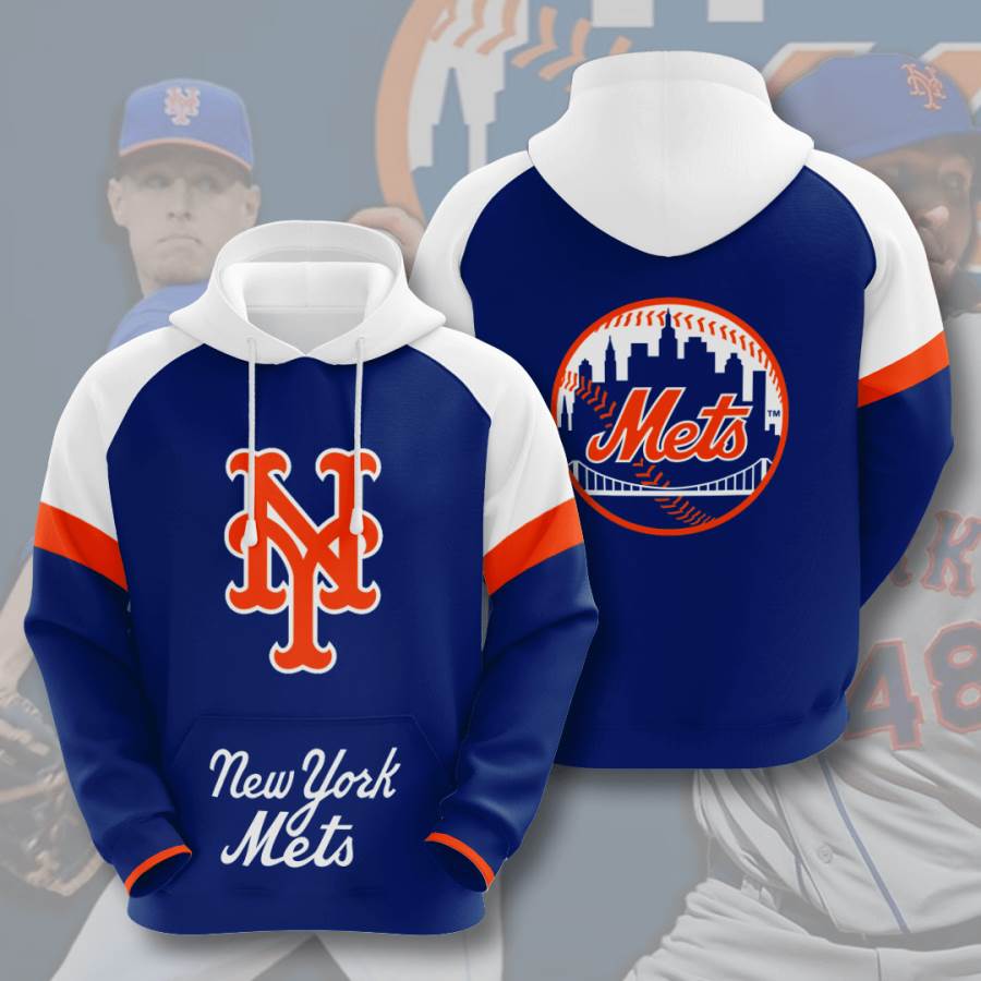 Sports Baseball Mlb New York Mets Usa Hoodie 3D