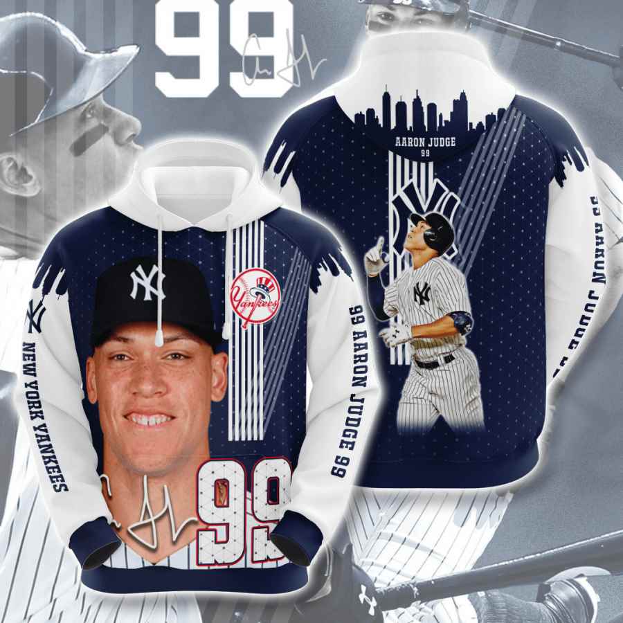 Sports Baseball Mlb New York Yankees Aaron Judge Usa Hoodie 3D 1 Sports Baseball Mlb New York Yankees Aaron Judge Usa Hoodie 3D