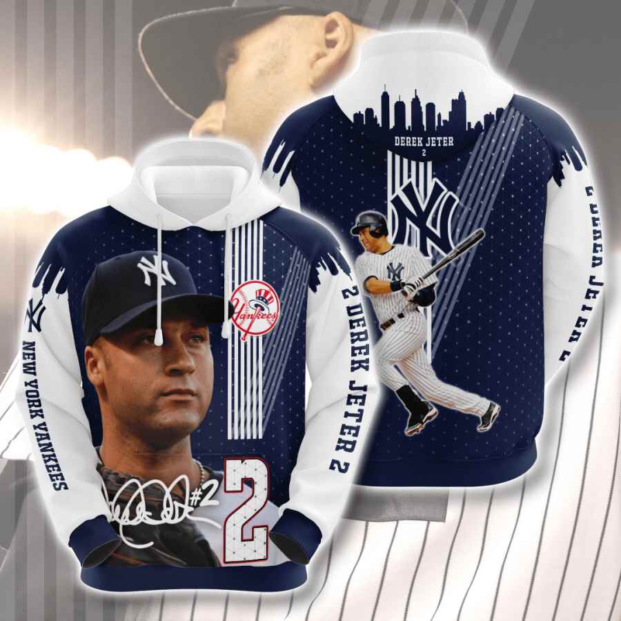 Sports Baseball Mlb New York Yankees Derek Jeter Usa Hoodie 3D 14 Sports Baseball Mlb New York Yankees Derek Jeter Usa Hoodie 3D