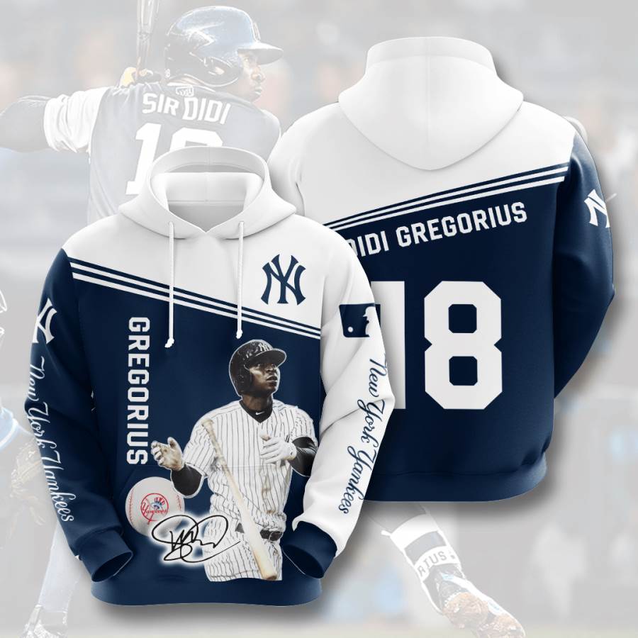 Sports Baseball Mlb New York Yankees Didi Gregorius Usa Hoodie 3D