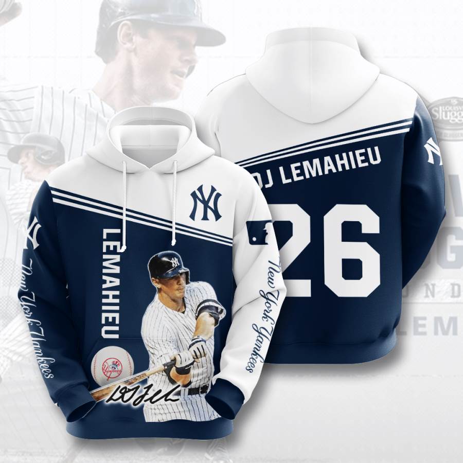 Sports Baseball Mlb New York Yankees Dj Lemahieu Usa Hoodie 3D