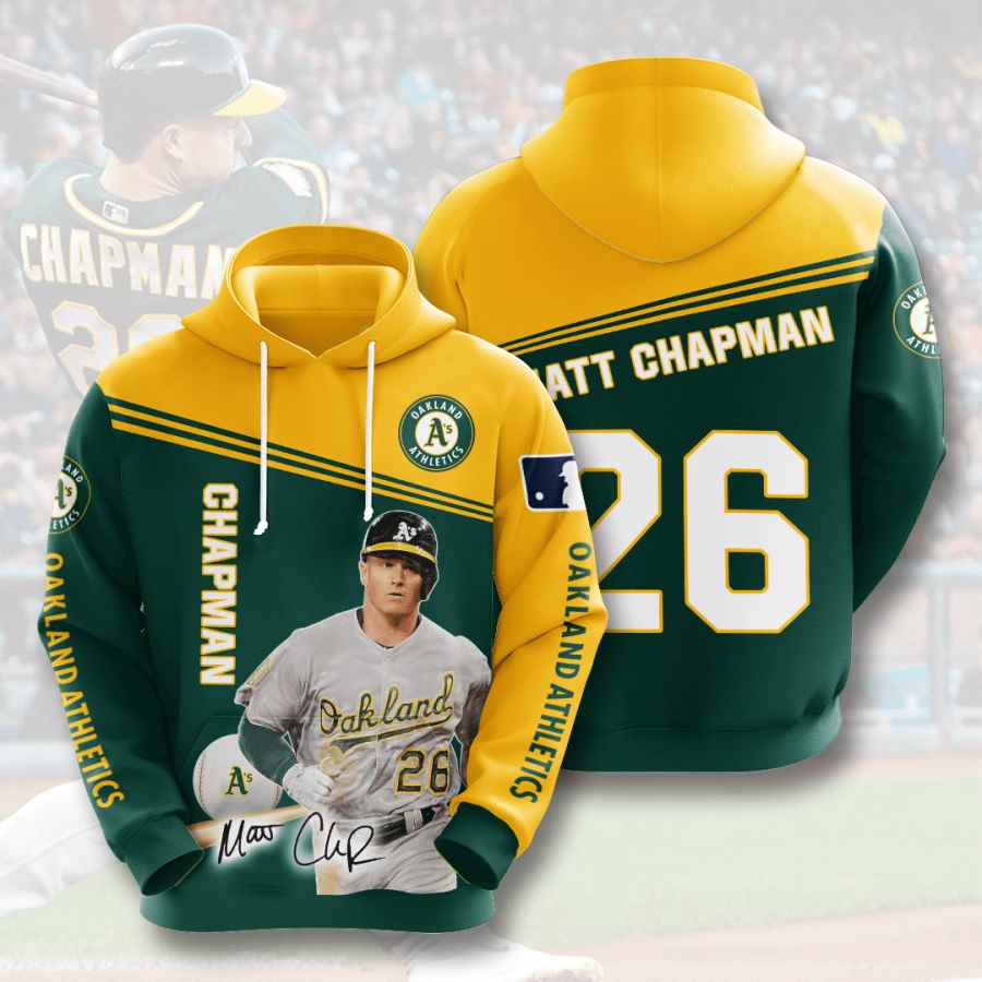 Sports Baseball Mlb Oakland Athletics Matt Chapman Usa Hoodie 3D