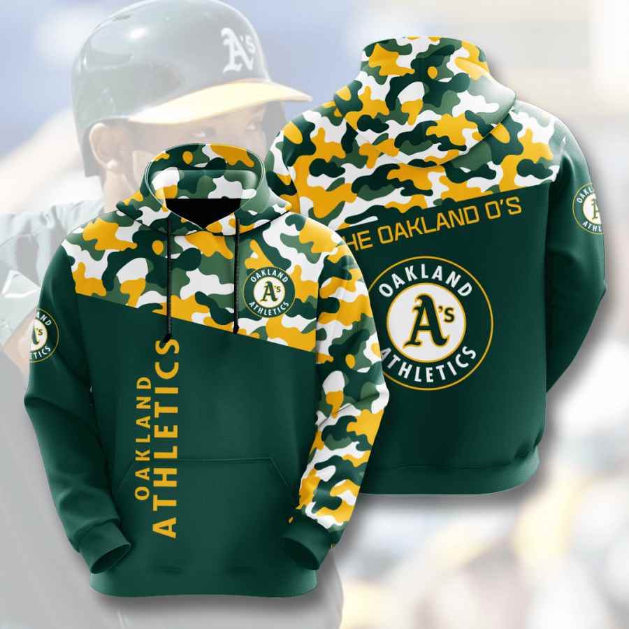 Sports Baseball Mlb Oakland Athletics Usa Hoodie 3D