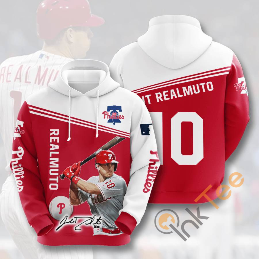 Sports Baseball Mlb Philadelphia Phillies J. T. Realmuto Usa Hoodie 3D 1 Sports Baseball Mlb Philadelphia Phillies J. T. Realmuto Usa Hoodie 3D