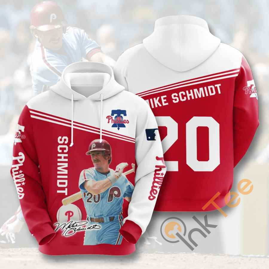 Sports Baseball Mlb Philadelphia Phillies Mike Schmidt Usa Hoodie 3D