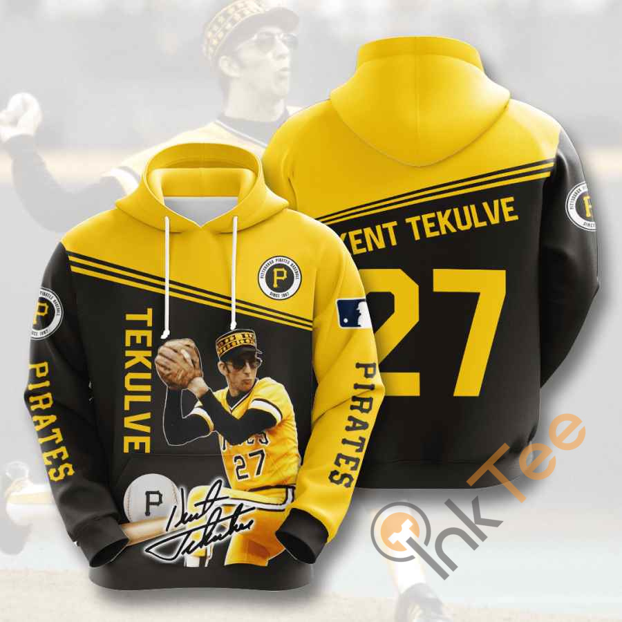 Sports Baseball Mlb Pittsburgh Pirates Kent Tekulve Usa Hoodie 3D