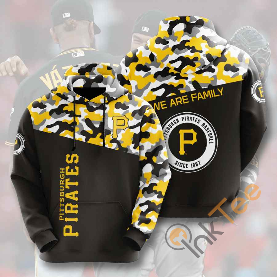 Sports Baseball Mlb Pittsburgh Pirates Usa Hoodie 3D